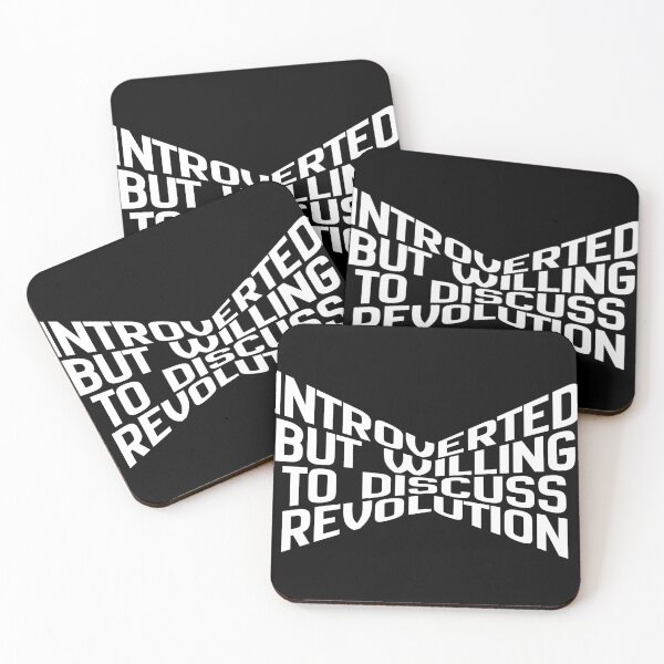 Item preview, Introverted But Willing To Discuss Revolution designed and sold by Dondonmart.
