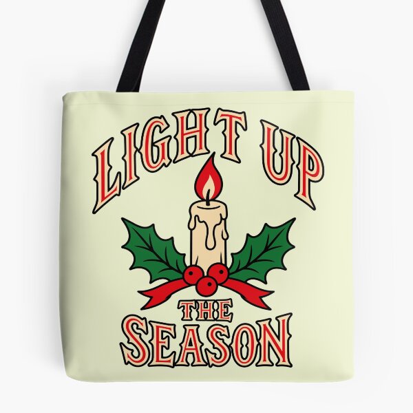 Item preview, Light Up the Season – Vintage Christmas Candle designed and sold by docs the icon.