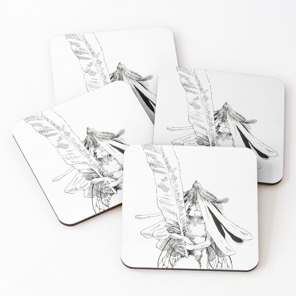 Item preview, Little Fairy With Giant Feather designed and sold by RuggeroSannino.