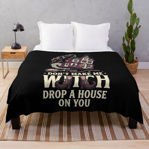 Item preview, Don’t Make Me Drop a House on You Witch – Women Halloween designed and sold by Printed Mistakes.