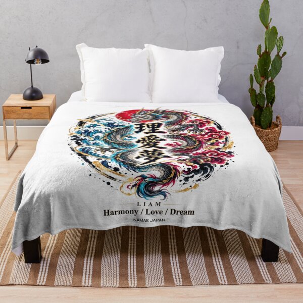 Item preview, Custom Japanese Kanji Name "Liam" Art #1 designed and sold by NAMAEJAPAN.
