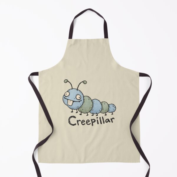 Item preview, Creepillar – Cute Goofy Caterpillar Pun designed and sold by AwesomeBeyondLimits.