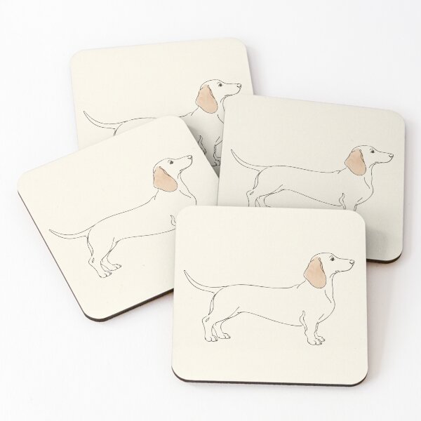 Item preview, Dachshund | Minimalist Continuous Line Art Sausage Dog Print designed and sold by Zaramodo.