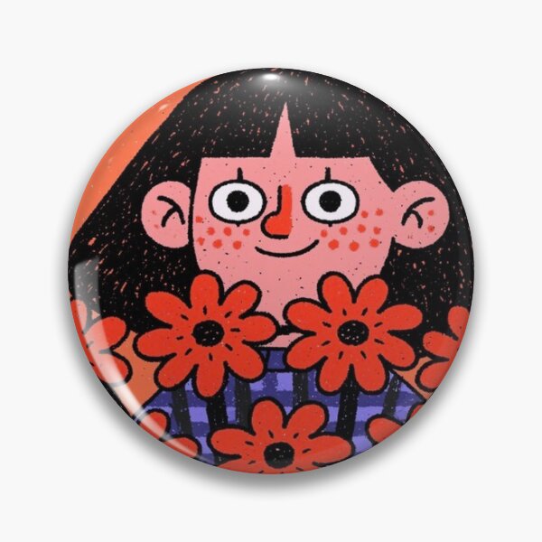 Item preview, Pot-tentially Unhinged Girl Petals Her Alibi in a Striped Sweater designed and sold by Print Fiction.