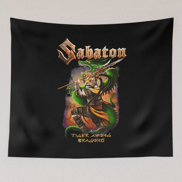 Item preview, Sabaton Tiger Among Dragons Metal Band designed and sold by Fan-7thers.