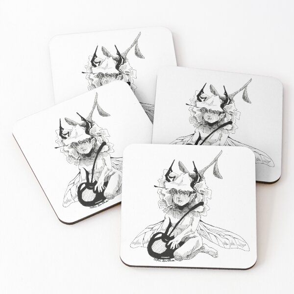 Item preview, Seated Fairy With Horned Headdress designed and sold by RuggeroSannino.
