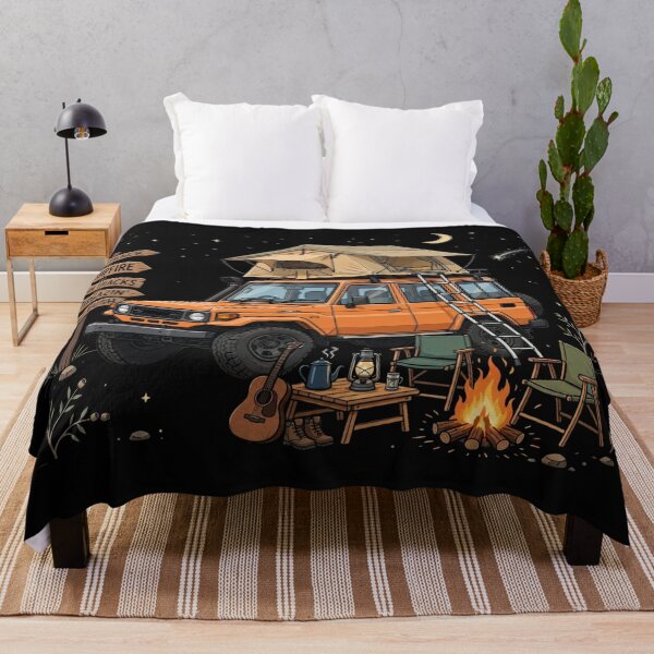 Item preview, Outback Campfire 4X4 Tracks Stargazin Gone Bush Tee designed and sold by Yellowriversss.