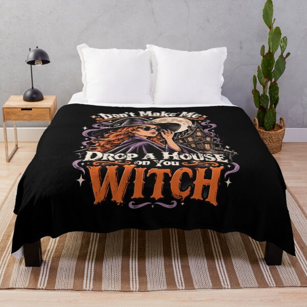 Item preview, Don’t Make Me Drop a House on You Witch – Women Halloween designed and sold by Printed Mistakes.