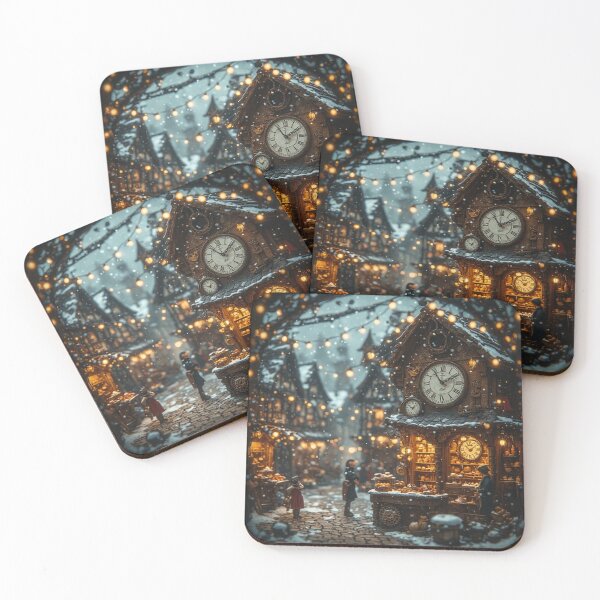 Item preview, Winter Clockmaker in the Snow designed and sold by meganlaub1.