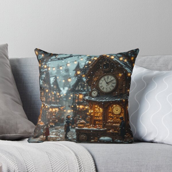Item preview, Winter Clockmaker in the Snow designed and sold by meganlaub1.