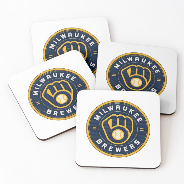Item preview, Milwaukee Brewers, Vintage Distressed Baseball, Retro Milwaukee Baseball designed and sold by PandoraLombardi.