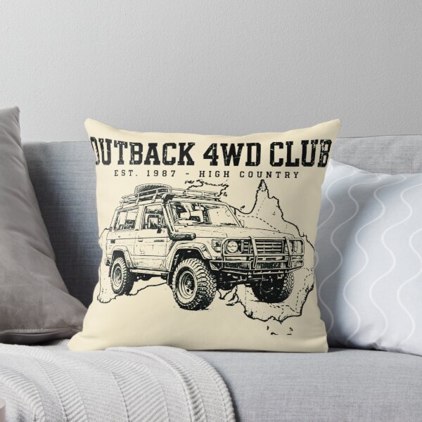 Item preview, Outback 4WD Club Australia Map Offroad Line Tee designed and sold by Yellowriversss.