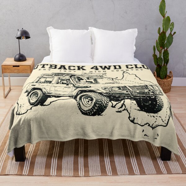 Item preview, Outback 4WD Club Australia Map Offroad Line Tee designed and sold by Yellowriversss.