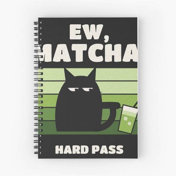 Item preview, Ew Matcha Hard Pass Retro Black Cat designed and sold by somebasic.