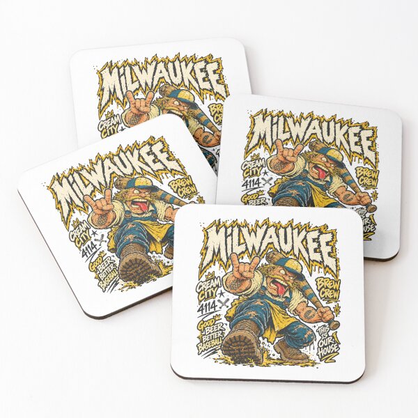 Item preview, Milwaukee Baseball, , Retro Wisconsin Baseball designed and sold by PandoraLombardi.