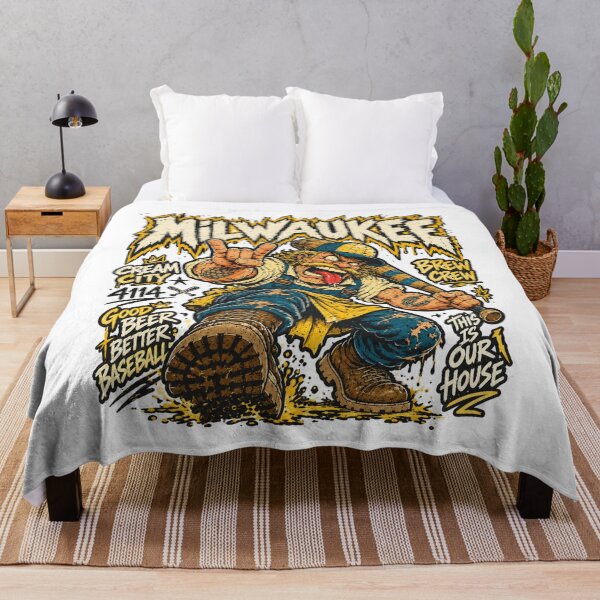 Item preview, Milwaukee Baseball, , Retro Wisconsin Baseball designed and sold by PandoraLombardi.