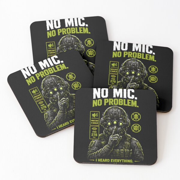 Item preview, No Mic No Problem Soldier Gamer designed and sold by ViolettaGlass.