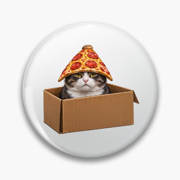 Item preview, Pepperoni Pizza Cat designed and sold by zakvisuals.