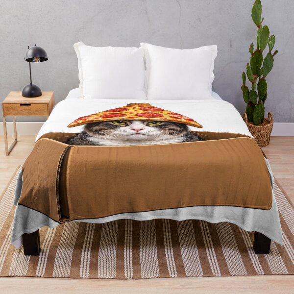 Item preview, Pepperoni Pizza Cat designed and sold by zakvisuals.