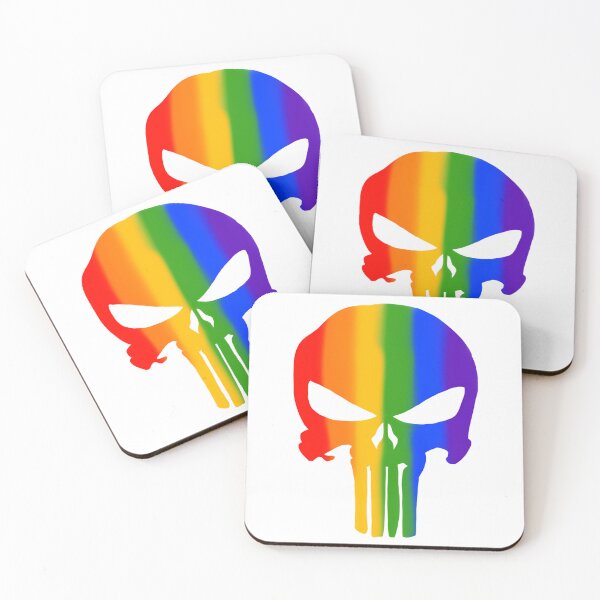 Item preview, Gay Pride Skull designed and sold by stoner-mitsuko.