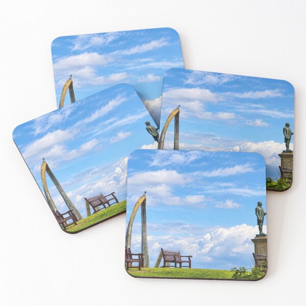 Item preview, Captain Cook Statue and Whalebone Arch in Whitby designed and sold by Astute-Artio-Photography.