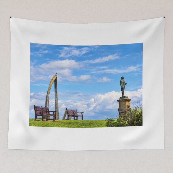 Item preview, Captain Cook Statue and Whalebone Arch in Whitby designed and sold by Astute-Artio-Photography.