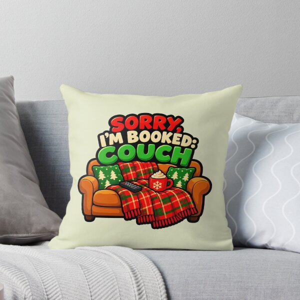 Item preview, Sorry, I'm booked. Couch, cozy Christmas sofa. designed and sold by LV-creator.