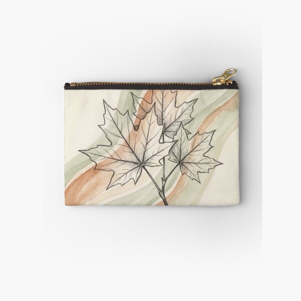 Item preview, Maple Leaf Cluster Ribbon Bands | Terracotta Sage Autumn Art designed and sold by Zaramodo.
