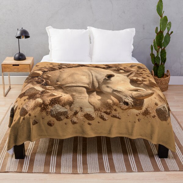 Item preview, White Rhino Breaking Through Earth designed and sold by Medve Photography & Design.