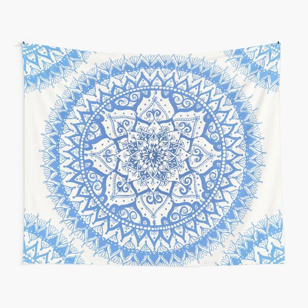 Item preview, Yin Yang Mandala in Soft Blues designed and sold by LaurelMae.