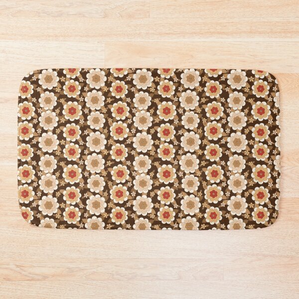 Item preview, Peony Pattern In Cinnamon - Warm Chintz Floral Design designed and sold by cute-animals99.