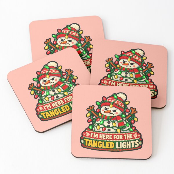 Item preview, Im Here For The Tangled Lights Snowman designed and sold by LV-creator.