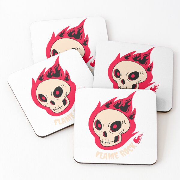 Item preview, Burning Skull Flame Rock designed and sold by AllProCraft.