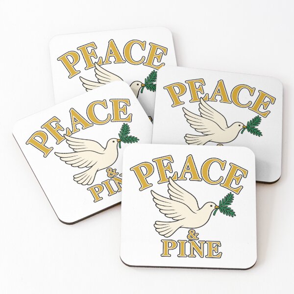 Item preview, Peace and Pine – Christmas Dove Illustration designed and sold by docs the icon.