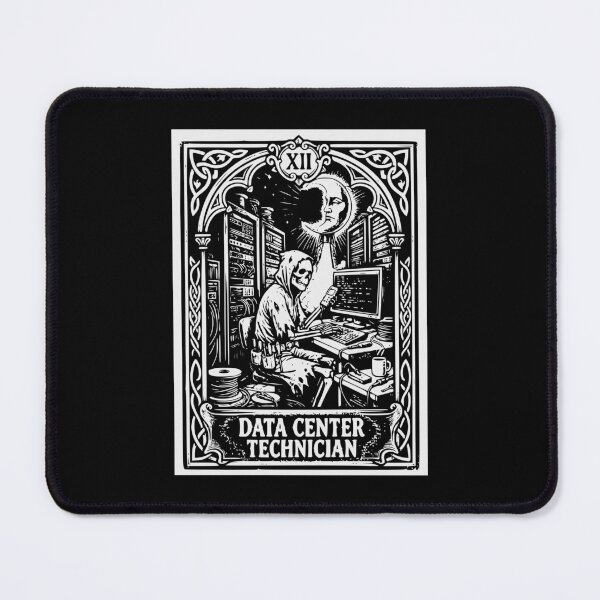 Item preview, Data Center Technician Server Room Rack Stack Operator Dct skeleton tarot card halloween designed and sold by Colorfulman.