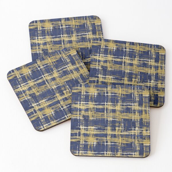Item preview, Plaid Repeat Pattern - Elegant Midnight Blue Tartan designed and sold by cute-animals99.