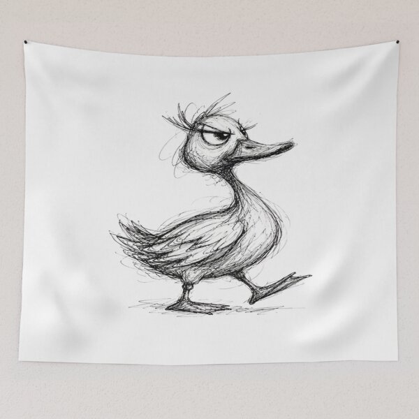 Item preview,  Moody Quack designed and sold by BRETT'S ART STUDIO.