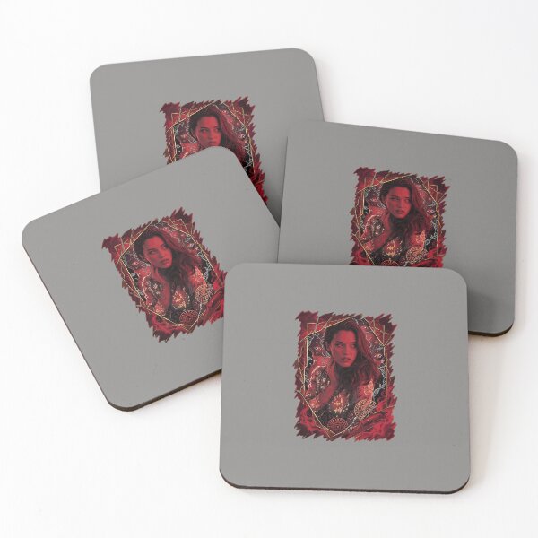 Item preview, Red Tone Woman Portrait Graphic Outer-54 designed and sold by Dennislinc.