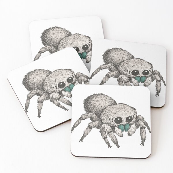 Item preview, Jumping Spider Pencil Sketch Sticker designed and sold by bosamji.