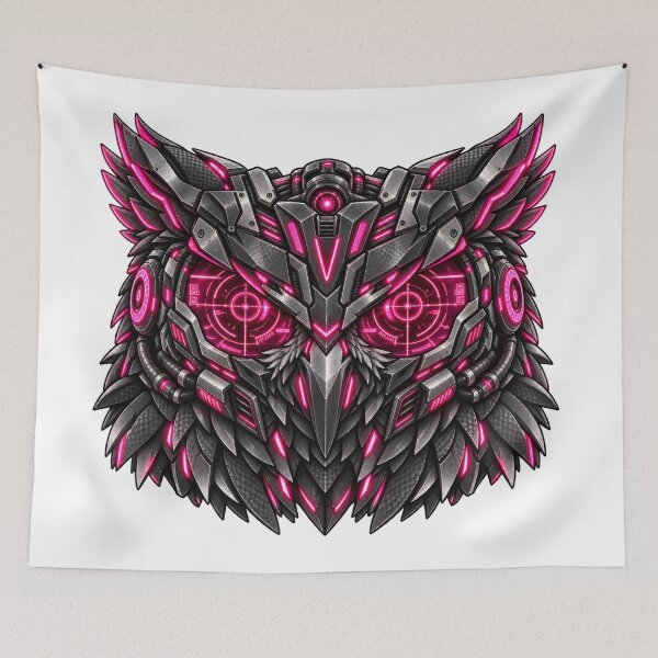 Item preview, Cyberpunk Cybercore Owl Radar Matrix Art designed and sold by RiteshCenter .