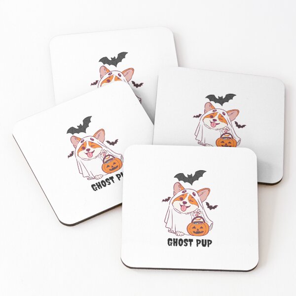 Item preview, Ghost Pup - Cute Halloween Corgi Design designed and sold by walbayzon.