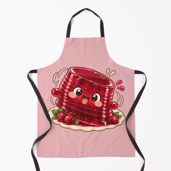 Item preview, Kawaii Wobbly Cranberry Sauce Jelly Cute Thanksgiving Funny Side Dish designed and sold by MagicMakerPh.