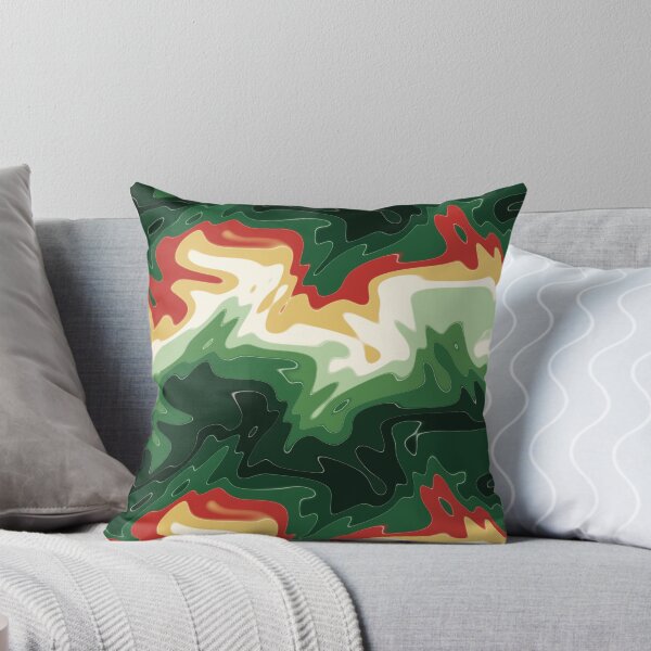 Item preview, Marbled Repeat Pattern - Woodland Berry Red Fluid Art designed and sold by cute-animals99.