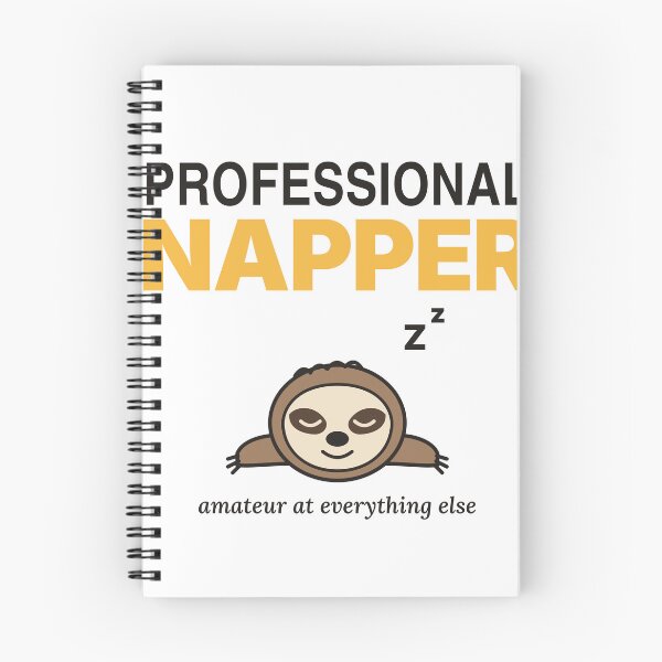 Item preview, Professional Napper Funny Lazy Sloth designed and sold by TeeHeeHeeStore.