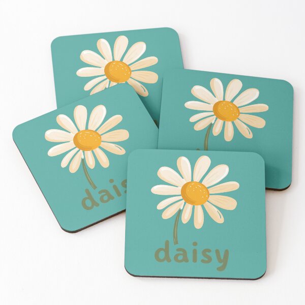 Item preview, Cute Cartoon Daisy Flower Illustration with Text designed and sold by SeJaa.