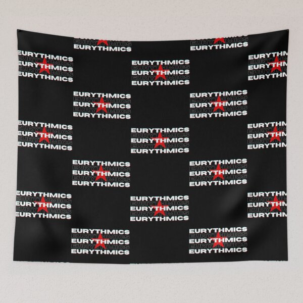 Item preview, Eurythmics Logo Typographic Glitch designed and sold by dowling-nedas.