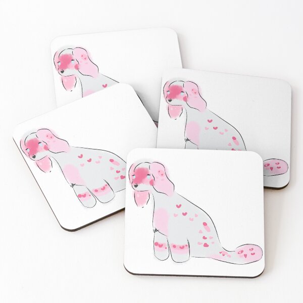 Item preview, Heart-Patterned Poodle designed and sold by Coaccworld.