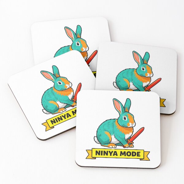 Item preview, Ninja Mode - Neon Bunny Aesthetic designed and sold by Arc2020.