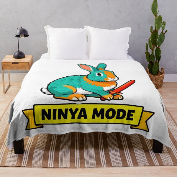Item preview, Ninja Mode - Neon Bunny Aesthetic designed and sold by Arc2020.