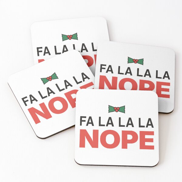 Item preview, Fa La La La Nope Funny Christmas designed and sold by TeeHeeHeeStore.